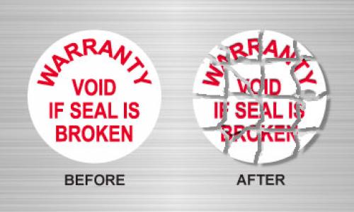 Warranty Void Seal Labels